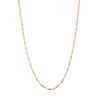 Speranza 24K Pure Gold Screw Chain with Mint Certification for Women Necklace, 40cm, 1.2mm Wide, Mark,