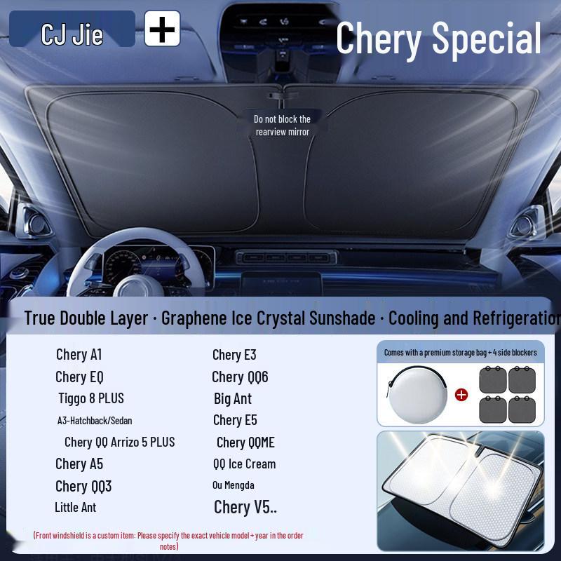 Car Windshield Sunshade Umbrella - Heat and Sun Blocker Visor Cover