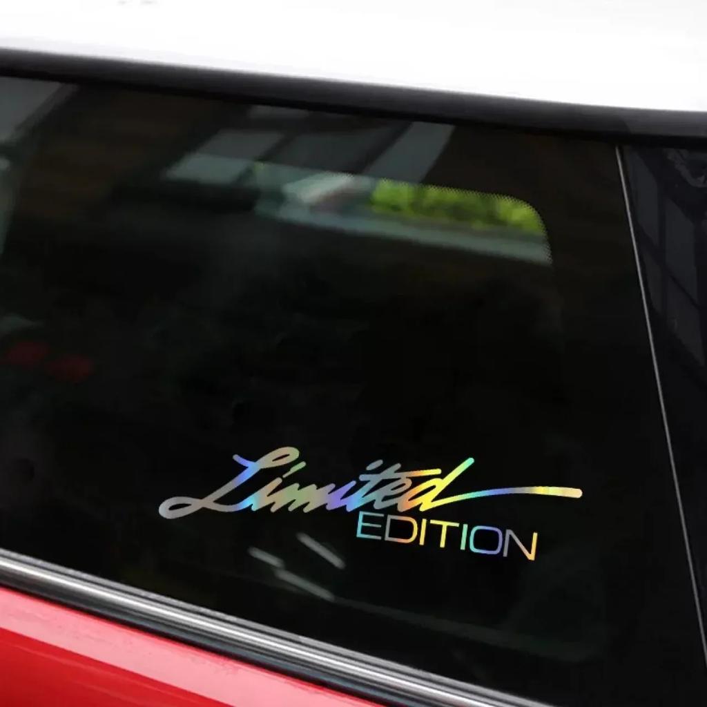 Vinyl Sticker Window Sticker Car-styling 3D LIMITED EDITION Decoration Reflective Laser Decal For Car Accessories