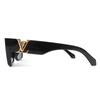 Great LOUIS VUITTON sunglasses LV Sleek Square black mens Z2062E Used
