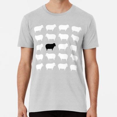 Black Sheep Sweater Pattern  S To 5XL Made In the AU/USA T-Shirt