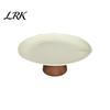 Stylish Dessert Dish Stainless Steel Fruit Plate for Kitchen Counter, Modern Pedestal Serving Elegant Tray, Multi-use Platter Dining Table Home Decor