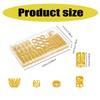 110 Pezzi Adorno in Cristallo per Locs Filo per Capelli Gioielli per Dreadlock Decorazione per Capelli per Treccine e Twist