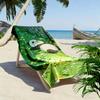 Cute Panda Relaxing On Grass Design Beach Towel Quick-drying for Travel Outdoor Sports Jogging Beach and Swimming