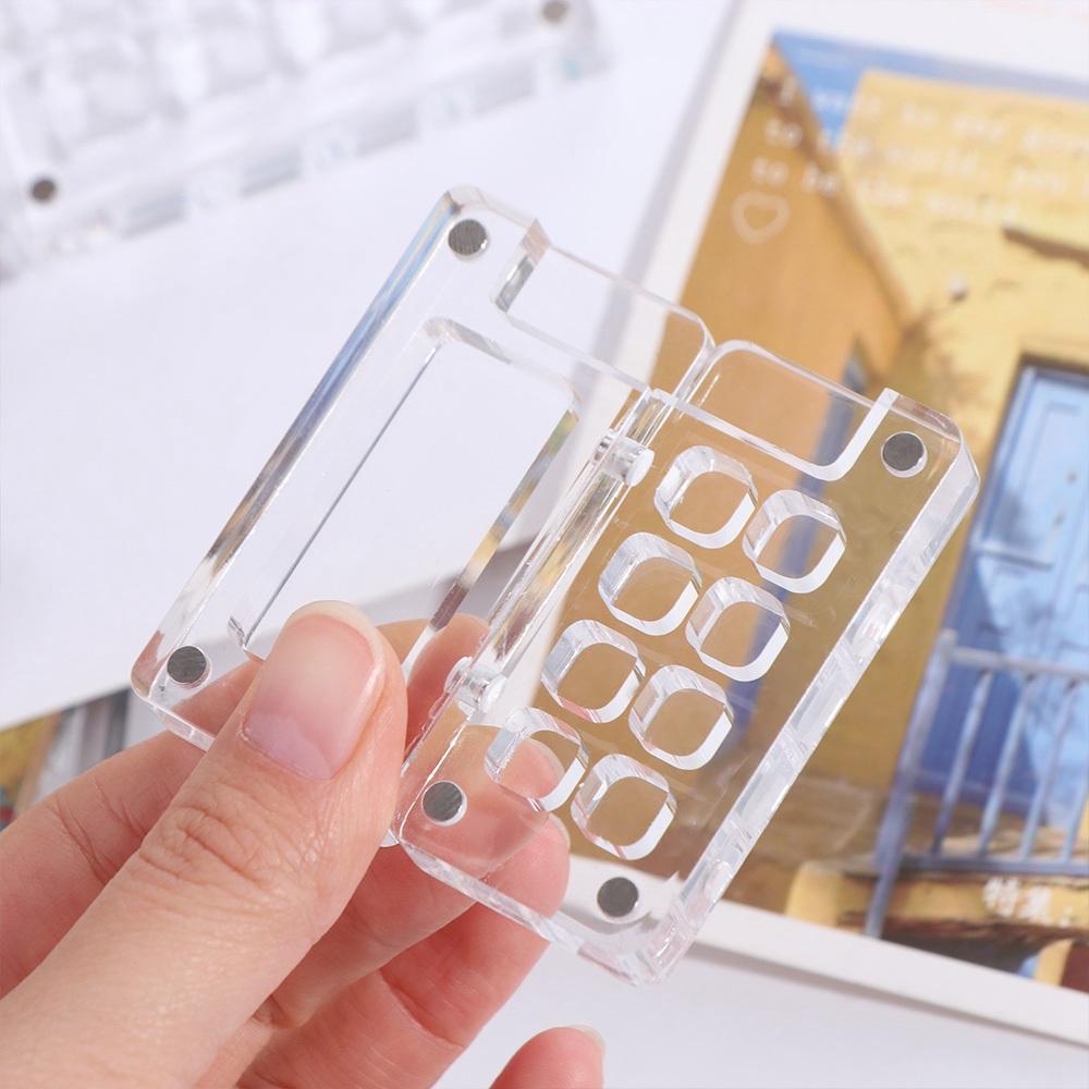 Acrylic Paint Pigment Box 8/15 Grid Empty Paint Box Art Supplies Watercolor Paint Palette  Travel