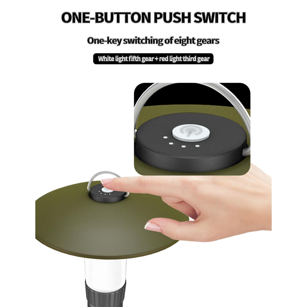 Portable Outdoor Led Camping Lantern Multifunctional Hanging Tent Light Emergency Light With Magnet