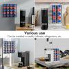 Creative Coffee Capsule Rack Slide Rail Wall-mounted Rack Cabinet Capsule Rack  Barista Supplies