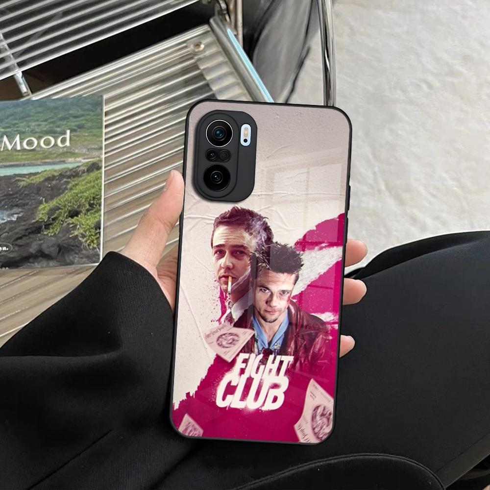 Fight Club Movie Phone Case for Xiaomi Redmi Note 14 13 12 11 Ultra Pro Lite 5G toughened glass Cover