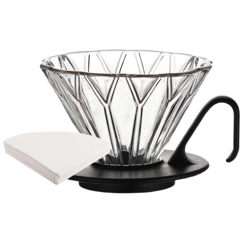 

Hero Prism Glass Pour-Over Coffee Dripper (1-2 Cup)