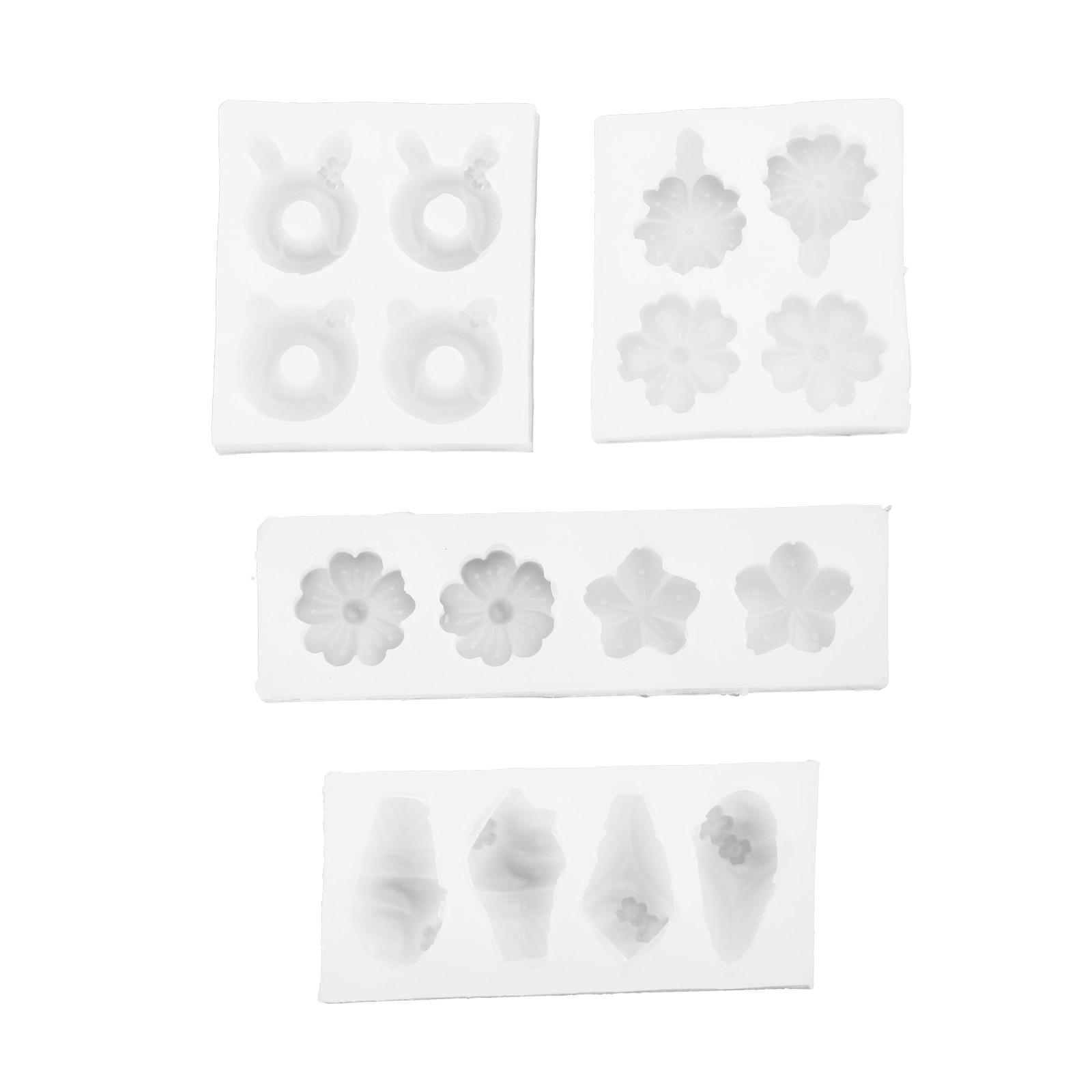 

Силиконовая форма для помадки, пончиков, мороженого, конфет, сережек, украшений, декора, мини-орнаментов, смоляная форма