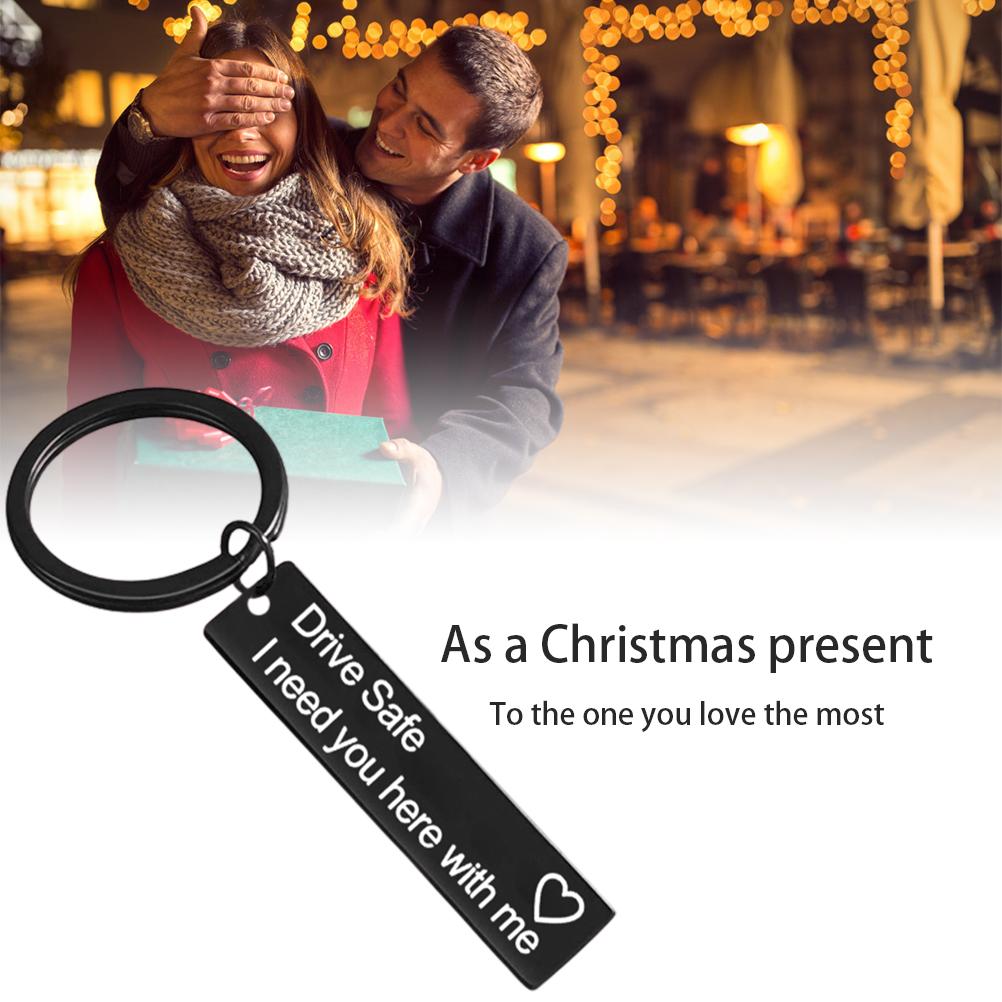 Güvenli Sürüş Yanımda Olmana İhtiyacım Var Anahtarlık Erkek Arkadaş Eş Baba Noel Doğum Günü Sevgililer Günü Hediyeleri İçin