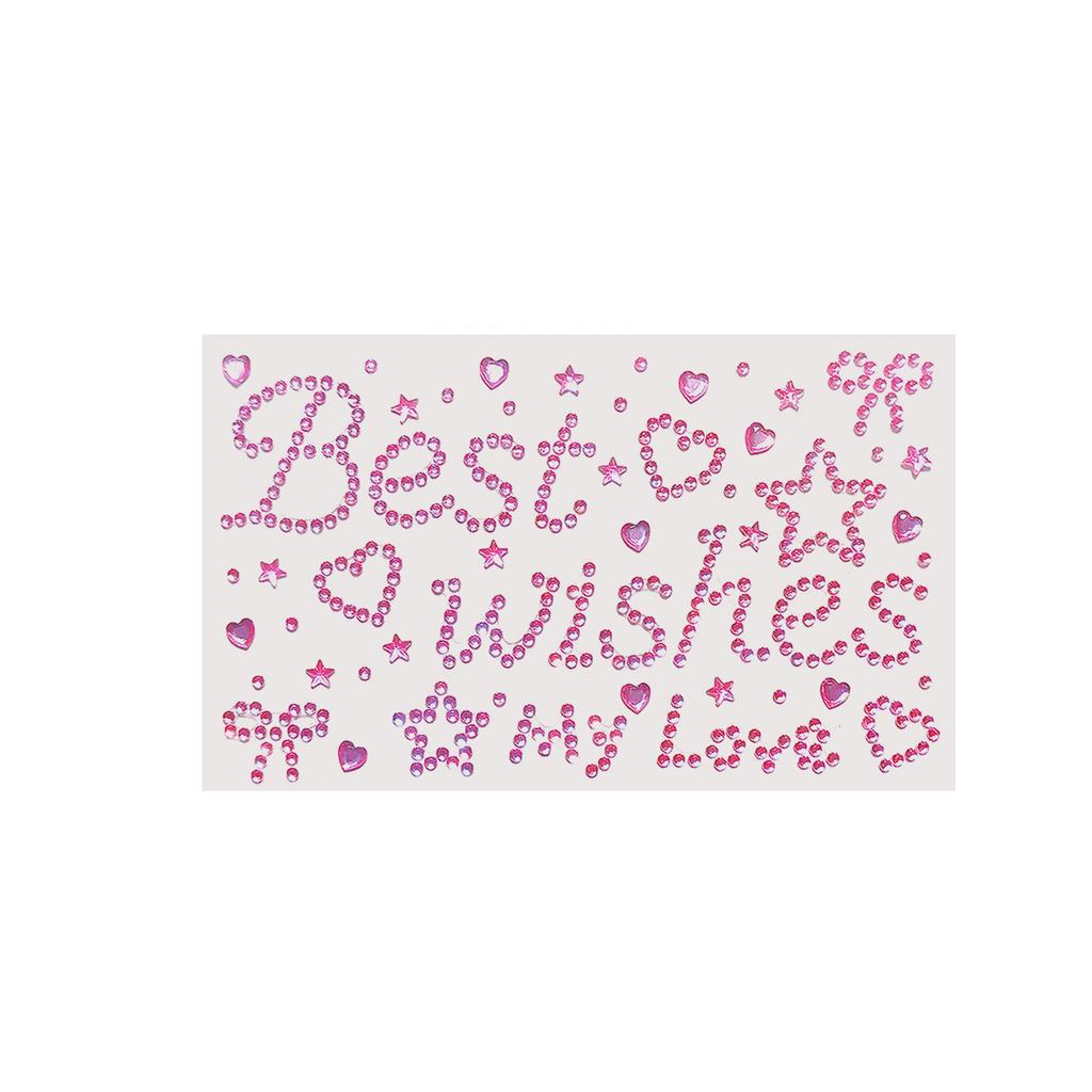 3D Gift Decoration Stickers Love Heart and Star Shape