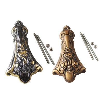 Comfortable Grip Retros Zincs Alloys Door Knocker for Rusts Proof Charm Simple Installation Suitable for Various Door