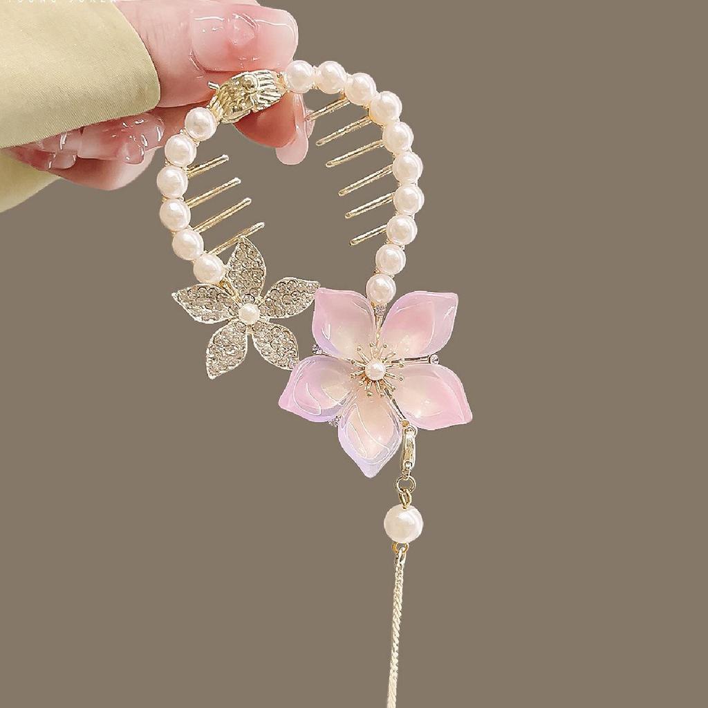 Children's Meatball Claw Hair Clip - Girl's Ponytail Accessory & Styling Tool