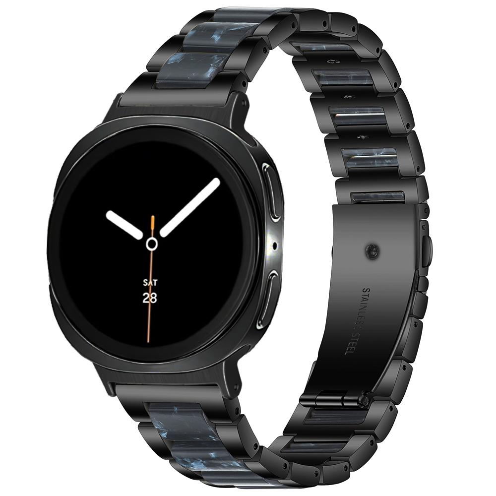 Damen Harzarmband für Samsung Galaxy Watch 8 Classic 46mm 8 44mm 40mm Edelstahlarmband für GALAXY Ultra 47mm 2025 Armband