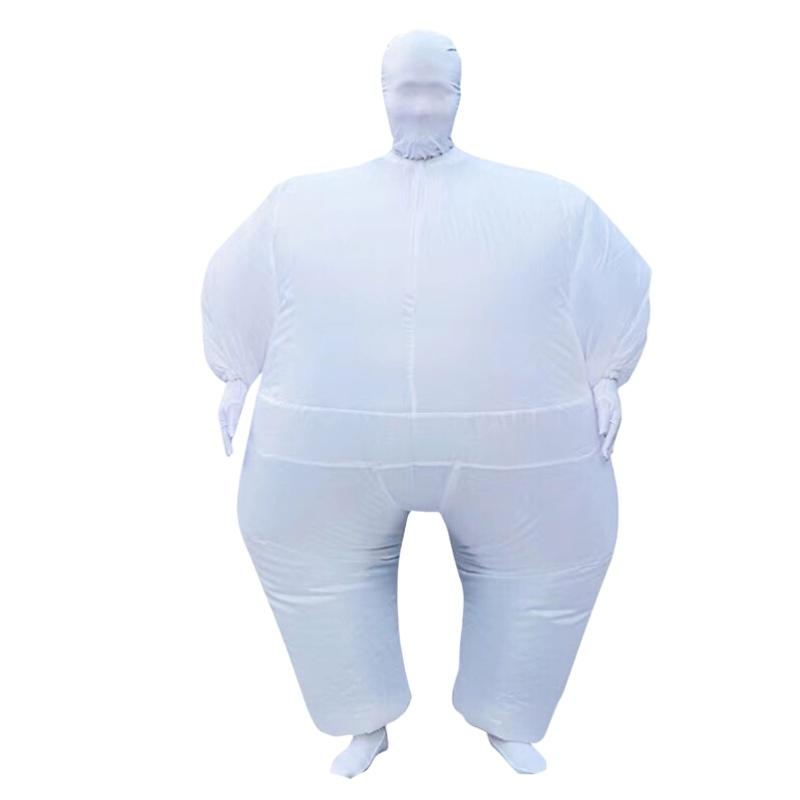 Cosplay Halloween Party Costume Fat Ninja Sumo Costume With Inflatable White Salmon Image