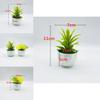 Plastic Succulent Fake Plant Pot For Home Decor And Gift