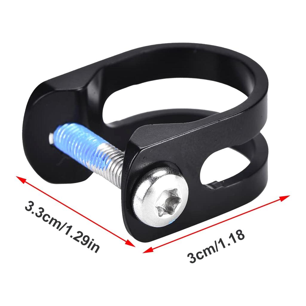 Bike Brake Lever Clamp Easy Install Cycling Fixed U Shape Ring Replacement Bicycles Brake Clamp Bike Brake Lever Clamp