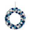 Nepalese Pocopoco Fair Trade 0395023500 Wreath, Wreath, Blue, Handmade, Product,