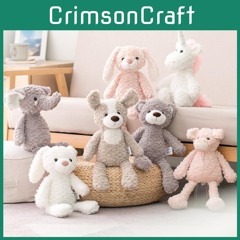 Dog Bear Rabbit Pig Elephant Plush Toy Animal Stuffed Doll Decoration Gift Kids