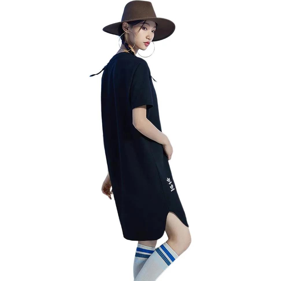 Adidas Originals Short Sleeved Dress Women's Black (Unisex) Short-Sleeved Dresses HF0115