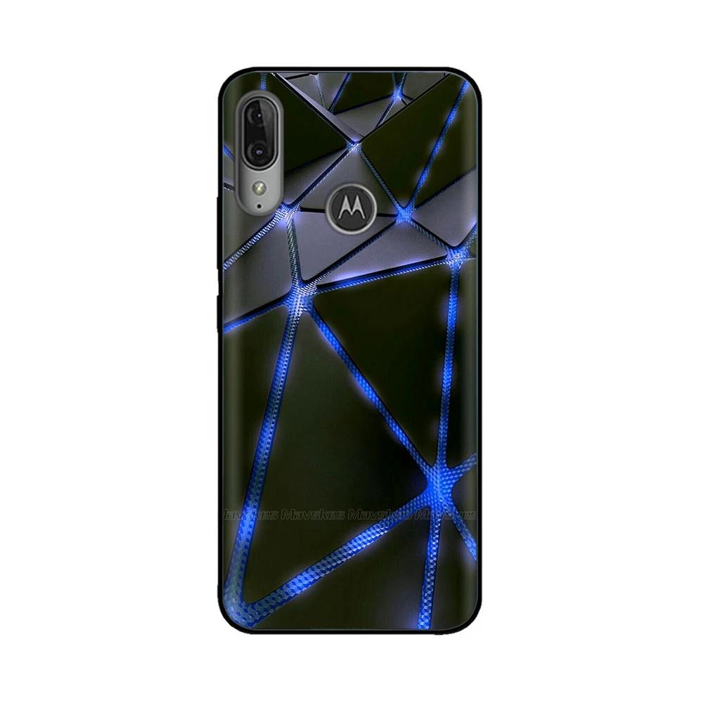 For Moto E6 Plus Case Soft Black Silicone Phone Back Cover For Motorola Moto E6 Play E6s 2020 MotoE6 Plus Case Cover Coque Funda