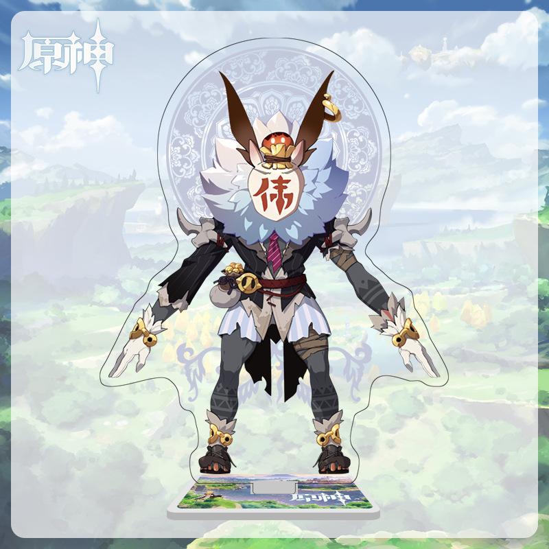 16cm Height Acrylic Large Stand-up Display Featuring Characters From Mondstadt and Liyue In Genshin