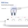 Deli New National Standard 5-Outlet Power Strip with Individual Switches