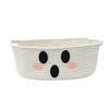 Halloween Cotton Rope Storage Basket with Handles for Candy and Snacks