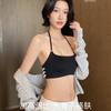 Neck Beautiful Back Underwear Women's Summer Thin Cool Feeling Small Chest Comfortable and Seamless Steel Ring Sexy Backless Tube Top