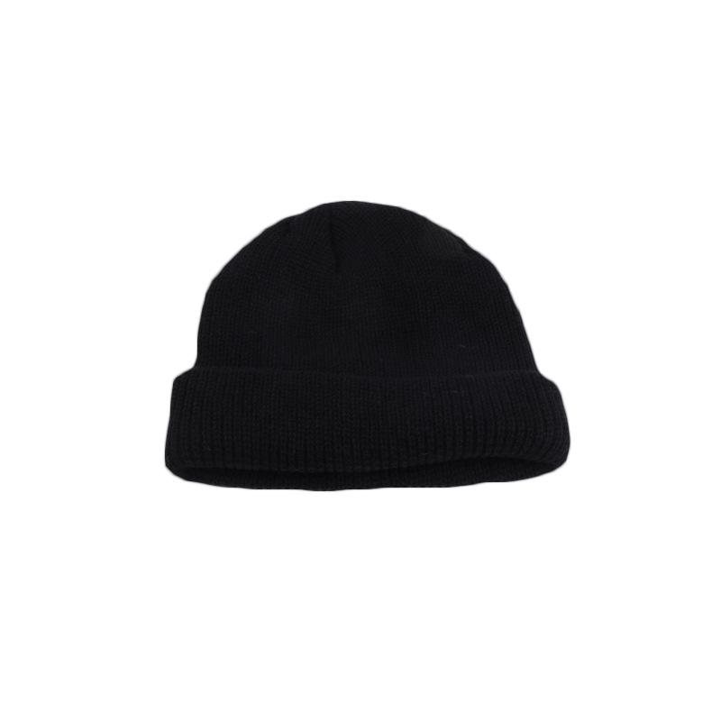 Cold Hat Men's Autumn and Winter New Wool Hat Street Fashion Landlord Hat Korean Short Knitted Melon Leather Hat European and American