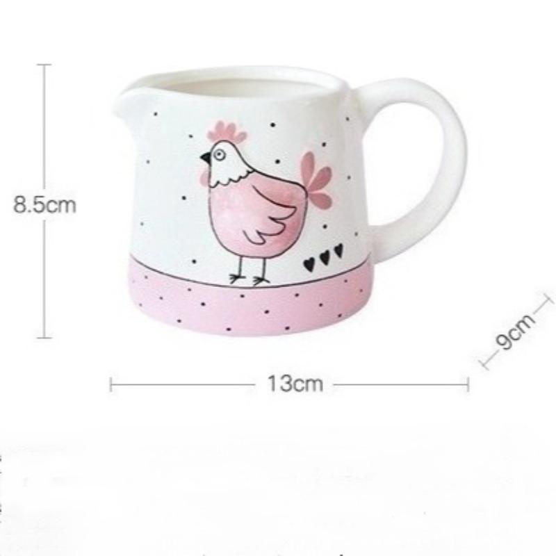 

Ceramic Milk Jug Coffee Cream Jugs Chicken Sauce Cup Serving Pitcher Milk Cup Gravy Boat Container Barista Coffee Accessories