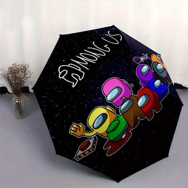 1pc Among Us Space Themed High-quality Umbrella,Automatic Opening and Closing Umbrella,Multi-functional Umbrella G0811348