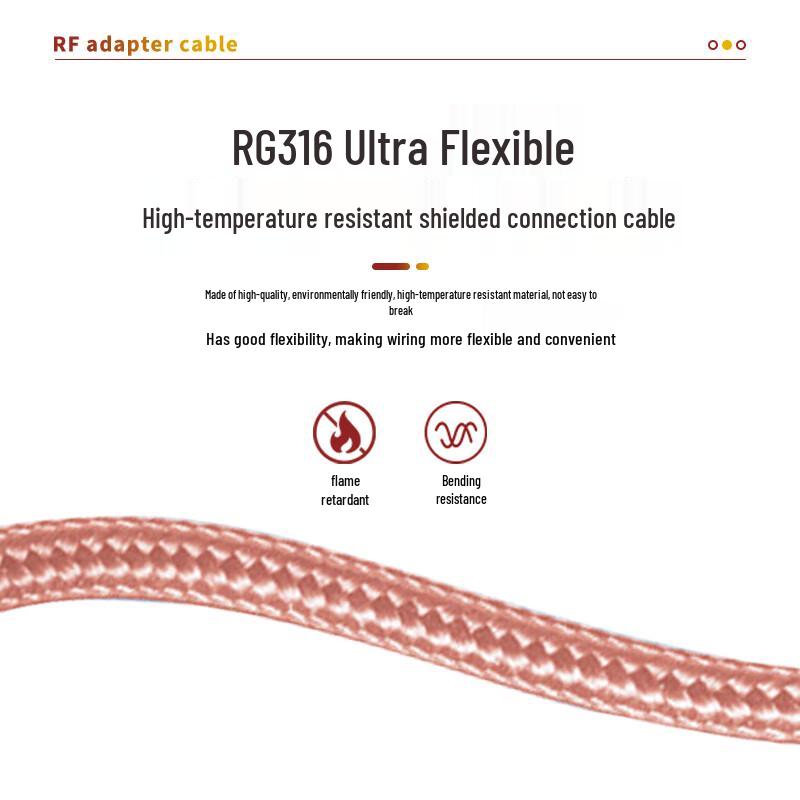 RG316 Coaxial RF Connector Cable