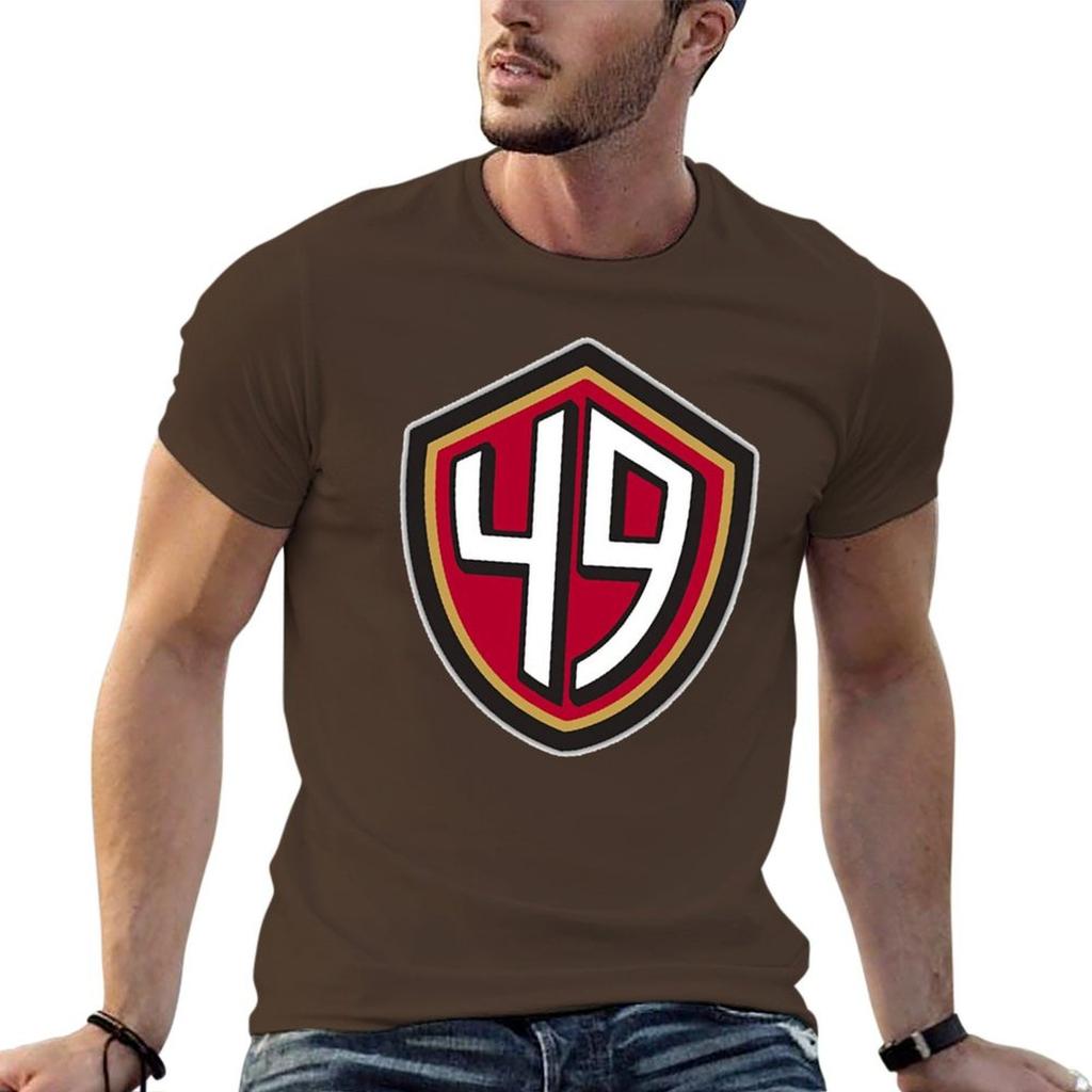 49ers (Go Niners!) T-Shirt-Grafiken übergroße Basketball-Grafik-T-Shirts schwarze T-Shirts für Männer