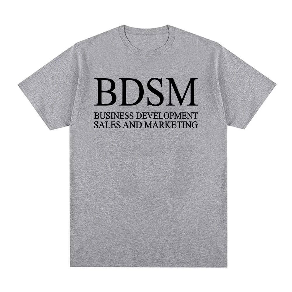 BDSM Développement Commercial Ventes et Marketing T-shirt Hommes Femmes Mode Harajuku T-shirt Homme Coton Haute Qualité T-shirt Décontracté