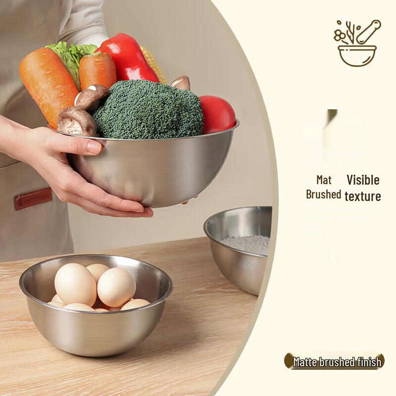 Baijie Stainless Steel Kitchen Mixing & Washing Bowl