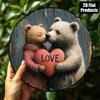Metal Tin Sign 2D Wall Art Home Decor Flat Hanging Decorative Plaque