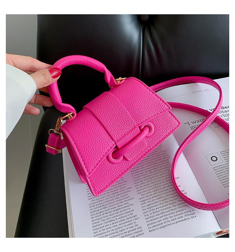 Women'S Bag High-End Women'S Bag Niche Handbag Versatile Texture Mini Oblique Span Bag