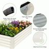 Galvanized Steel Elevated Planter Box for Vegetables and Flowers
