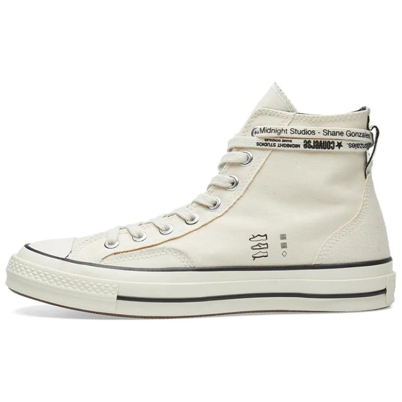 

Midnight Studios x Converse Chuck 1970s Hi Универсальные и удобные высокие парусиновые кеды Унисекс Бежевый 42