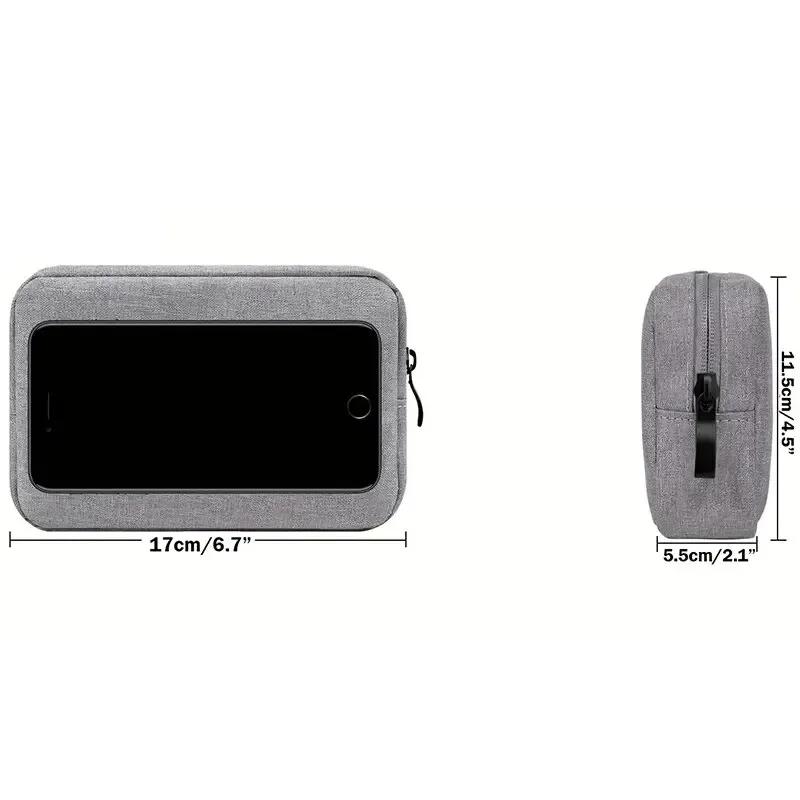 Cable & Cord Organizer Bag – Travel Storage Pouch for Power Bank, SD Cards, USB Cables, Small Electronics