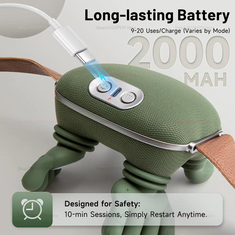 Hot Selling Biomimetic Heating Massager Electric 4D Kneading Massage Relax Pain Muscle Recovery for Home Office Use