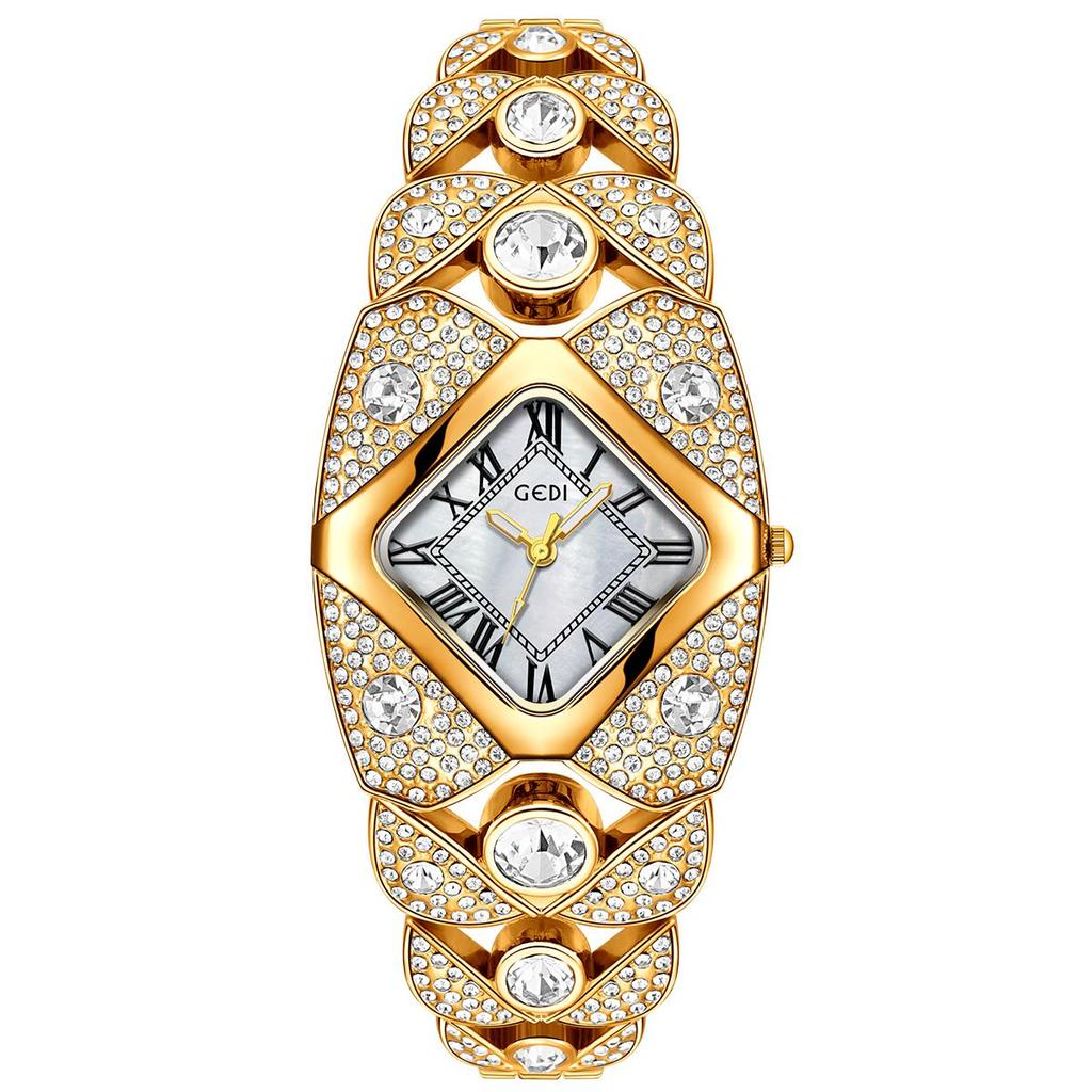 Women's Watch Rhinestone Bracelet Waterproof Quartz Watches Clock Gift Wristwatch
