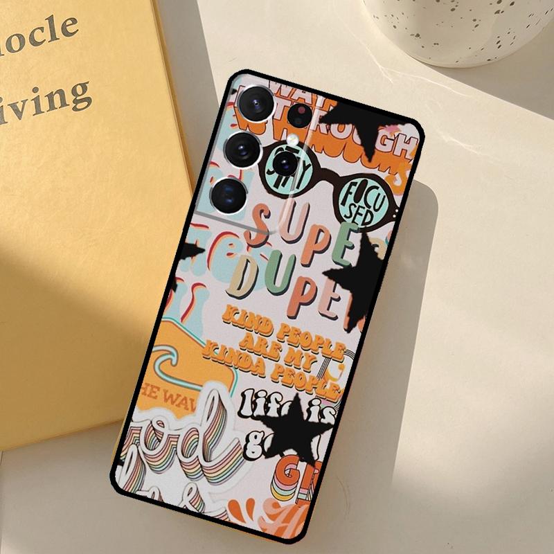 Summer Aesthetic Collage Phone Case For Samsung Galaxy S25 Ultra S20 S21 S22 S23 S24 Plus S9 S10 S25 FE Cover Shell