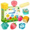 Stressspielzeug Slow Rising Set mit 8 Stück Weiches und Niedliches Sensorisches Spielzeug Geschenkbox