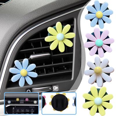Car - Aromatherapy Flower Sun Flower Cute Car - Aromatherapy - Perfume Clip Female