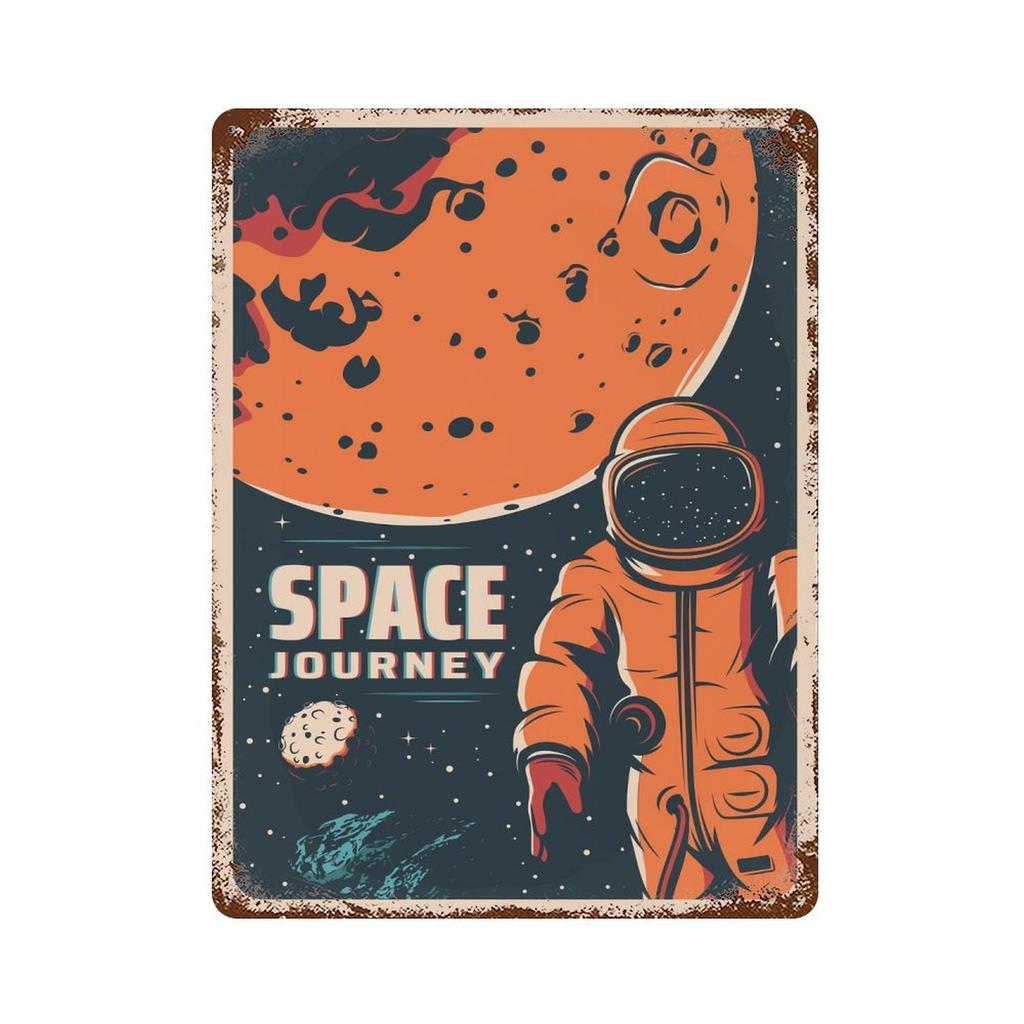 1PC Vertical Retro Iron Tin Wall Sign, Aged Patina Metal Poster, 20x30cm or 30x40cm, Vintage Decorative Wall Display for Home Bar Garage Cafe