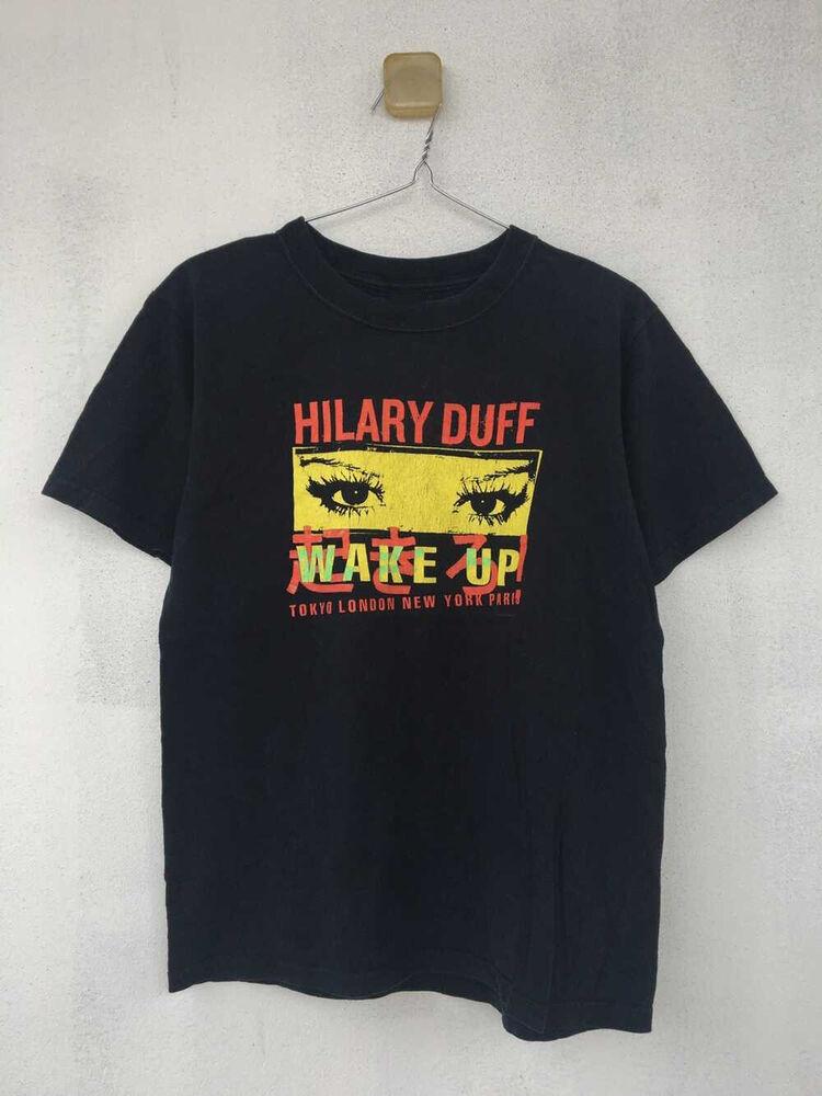 Vintage Hilary Duff Wake up Song Album Most Wanted T-shirt Unisex T-Shirt XXXXL