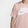 Nike T Shirts Men's Coral Powder Crew Neck Moderate Straight Fit AR5005-648